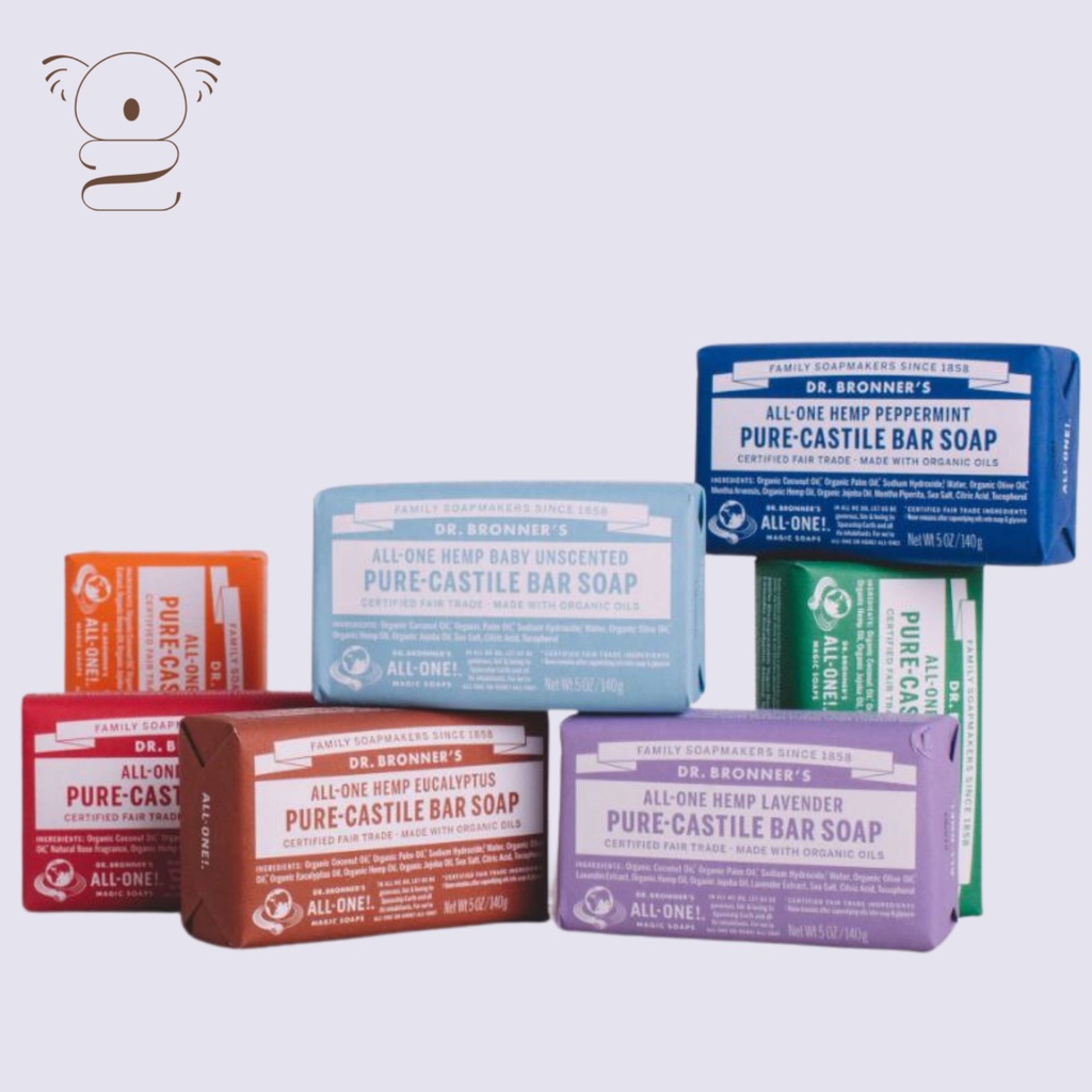 Dr. Bronner's Pure Castile Bar Soaps Shopee Philippines