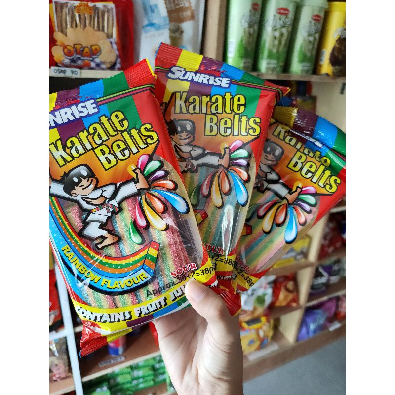 Sunrise Karate Belts Candy!! expiration January 2024 Shopee Philippines