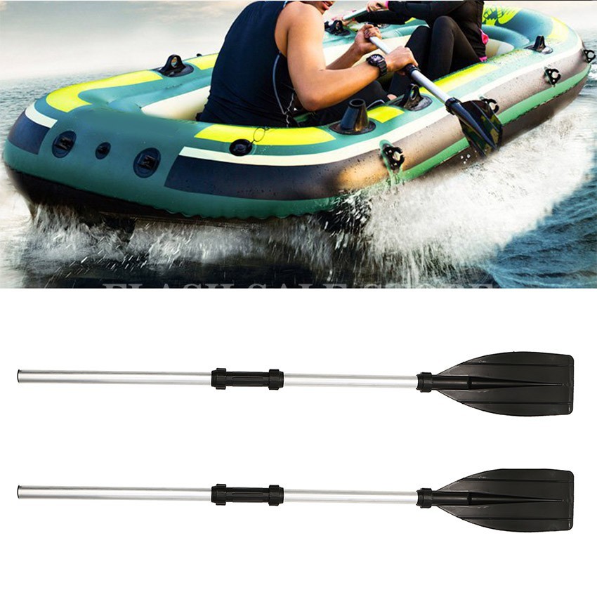 2Pcs Aluminum Detachable Float Afloat Oars Fitting Boat Rafting Paddle ...