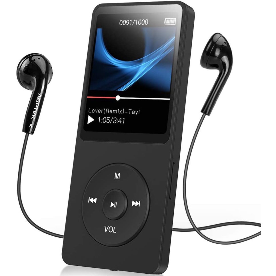 Mini Portable MP3 Music Player HiFi Audio Video Player with Earphone