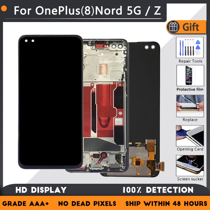 6.44 inch for OnePlus Nord LCD for Oneplus 8 NORD 5G AC2003 AC2001 LCD ...