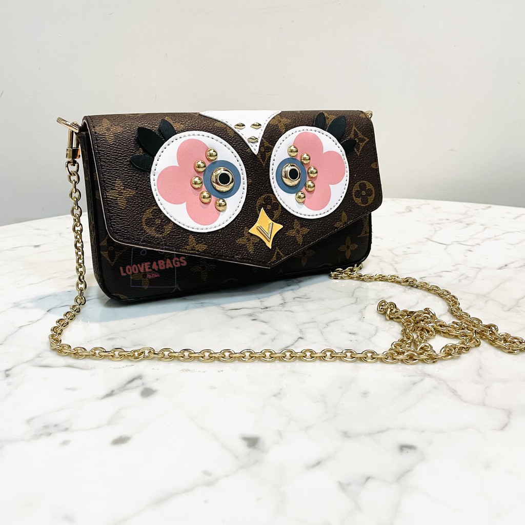 Lv pochette felicie owl (special price), Women's Fashion, Bags & Wallets,  Purses & Pouches on Carousell