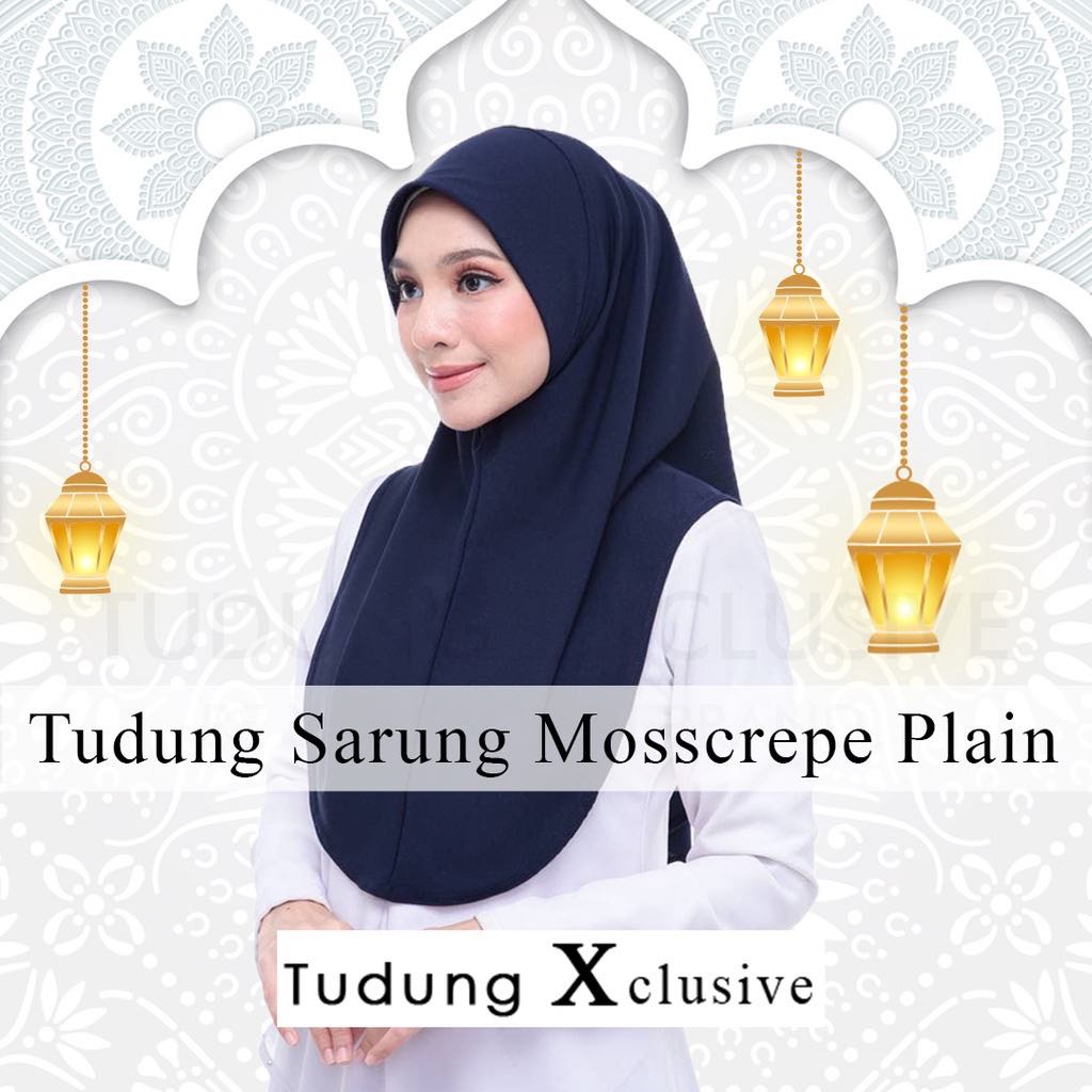 Instant Hijab/ Sukob Plain Size M/Moscrepe | Shopee Philippines