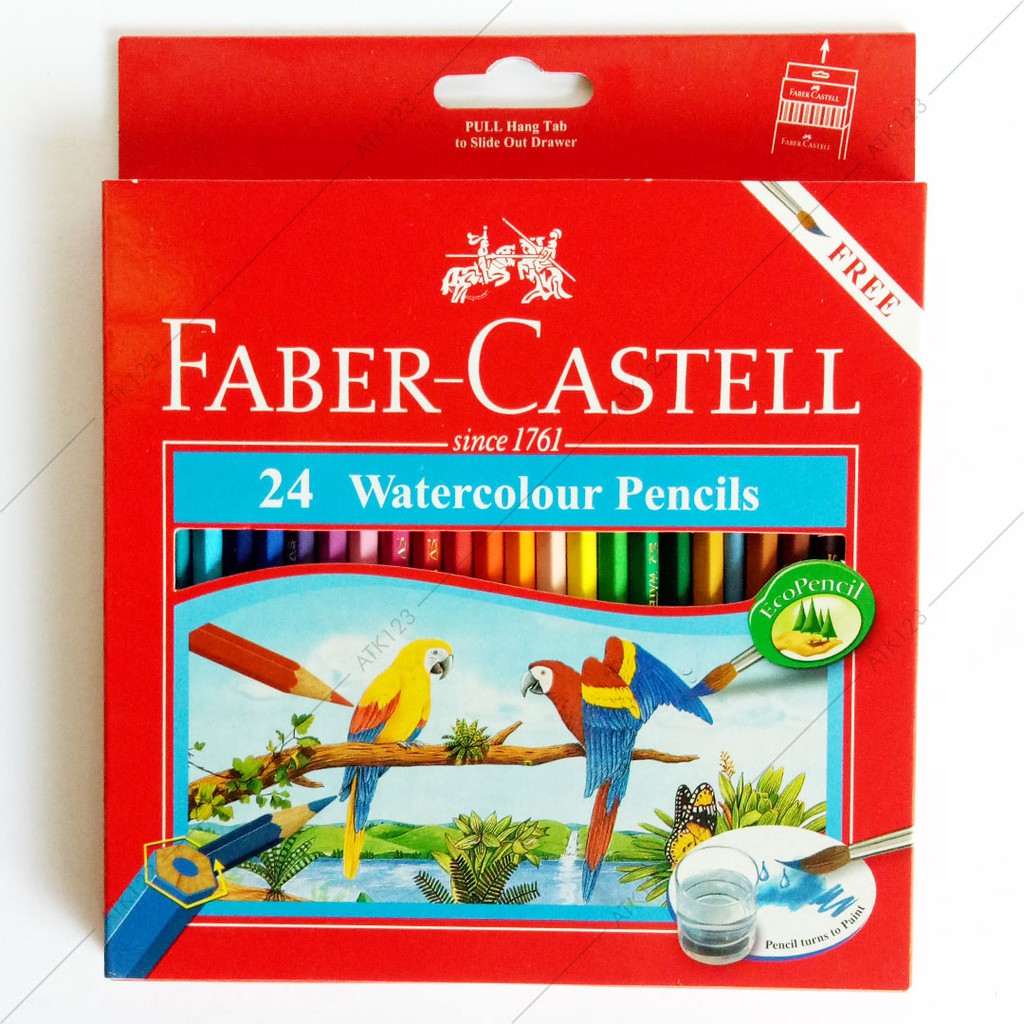 FaberCastell 24 Color Pencils Watercolor Pencils ( 114464) Shopee