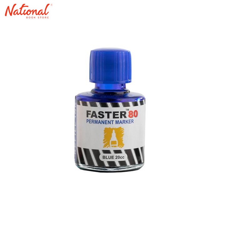 Faster Permanent Marker Ink Bottle 20Cc, Blue National Book Store ...