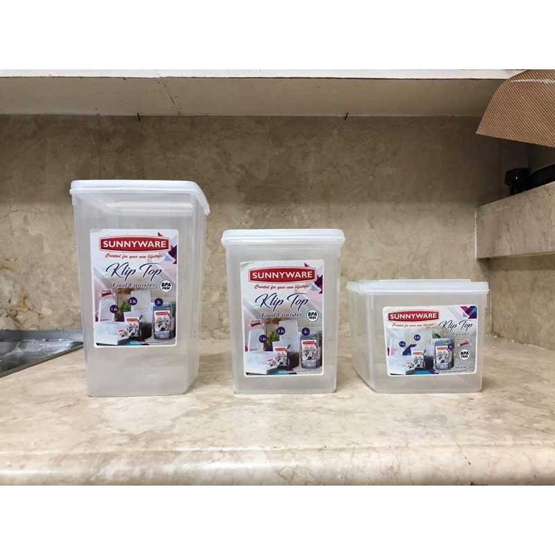Sunnyware Kliptop Container Plastic Canister | Shopee Philippines