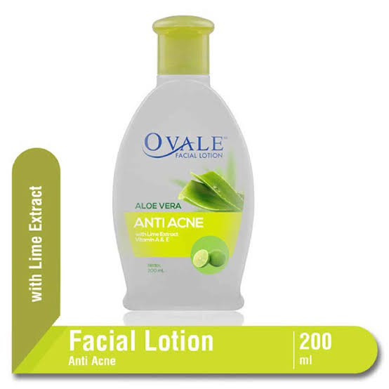 Ovale Facial Lotion Aloe Vera Anti Acne Lime Extract Ml Shopee