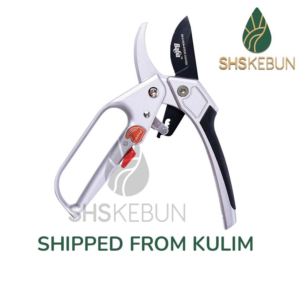 Baba GP-1009 Heavy Duty Aluminium Ratchet Pruner Scissor Gunting Pokok ...