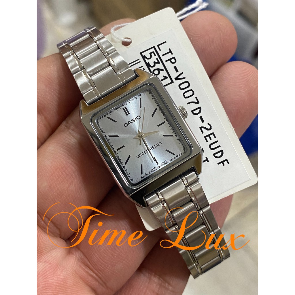 CASIO LTP V007D 2E LADIES SILVER | Shopee Philippines