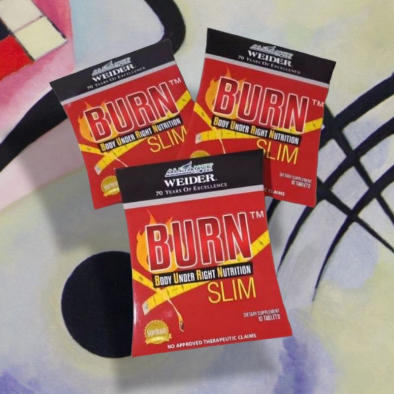 Burn Slim 10 tablets AIM Global (100 ORIGINAL) Shopee Philippines