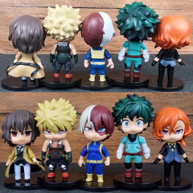 Set Di 5 O 9 Figure My Hero Academia, Personaggi Da 7.5 A 10.5 Cm, In PVC, Decorazione Da Collezione - 3