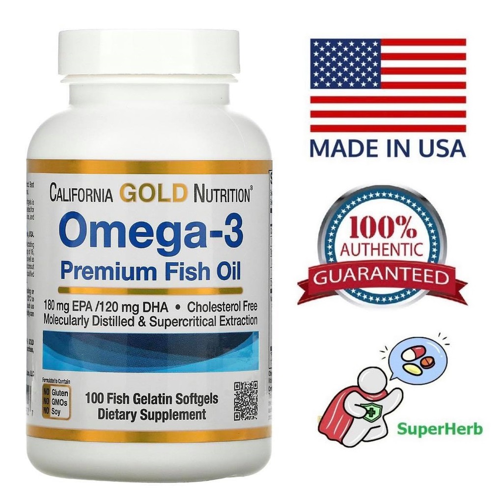 California Gold Nutrition, Omega3, Premium Fish Oil Shopee Philippines
