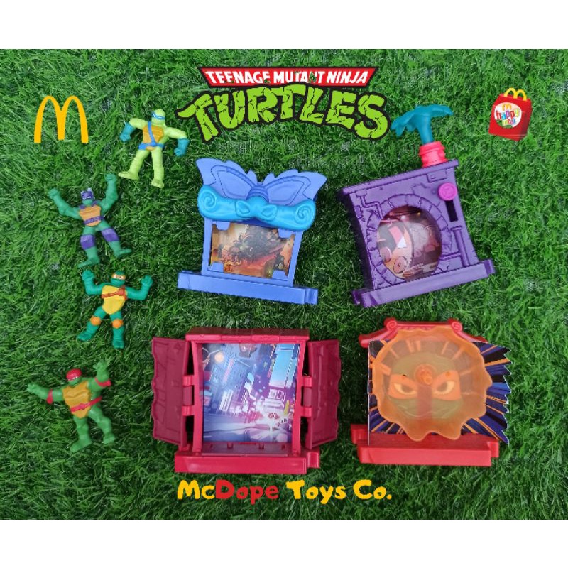 Mcdonalds ninja turtle toys clearance