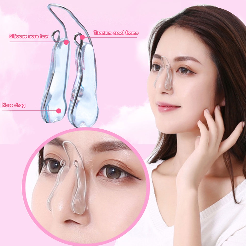 Nose Shaper Lifter Clip Nose Up Lifting Soft Silicone Rhinoplasty Nose ...