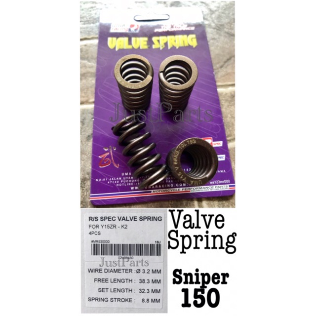 Uma racing 4pcs Valve Spring for Sniper 150 v1 and v2 | Shopee Philippines