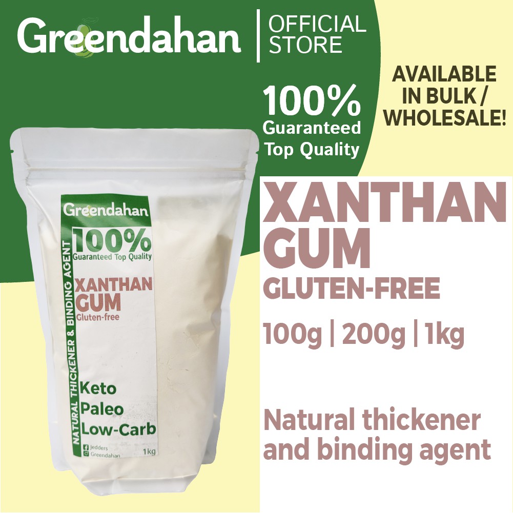 GREENDAHAN / Xanthan Gum Powder 100g 200g Food Grade Thickener