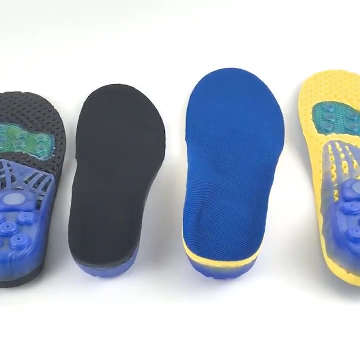 1 Pair Eva Spring Silicone Sole Insole,Flat Feet Orthotic Insoles,Arch ...