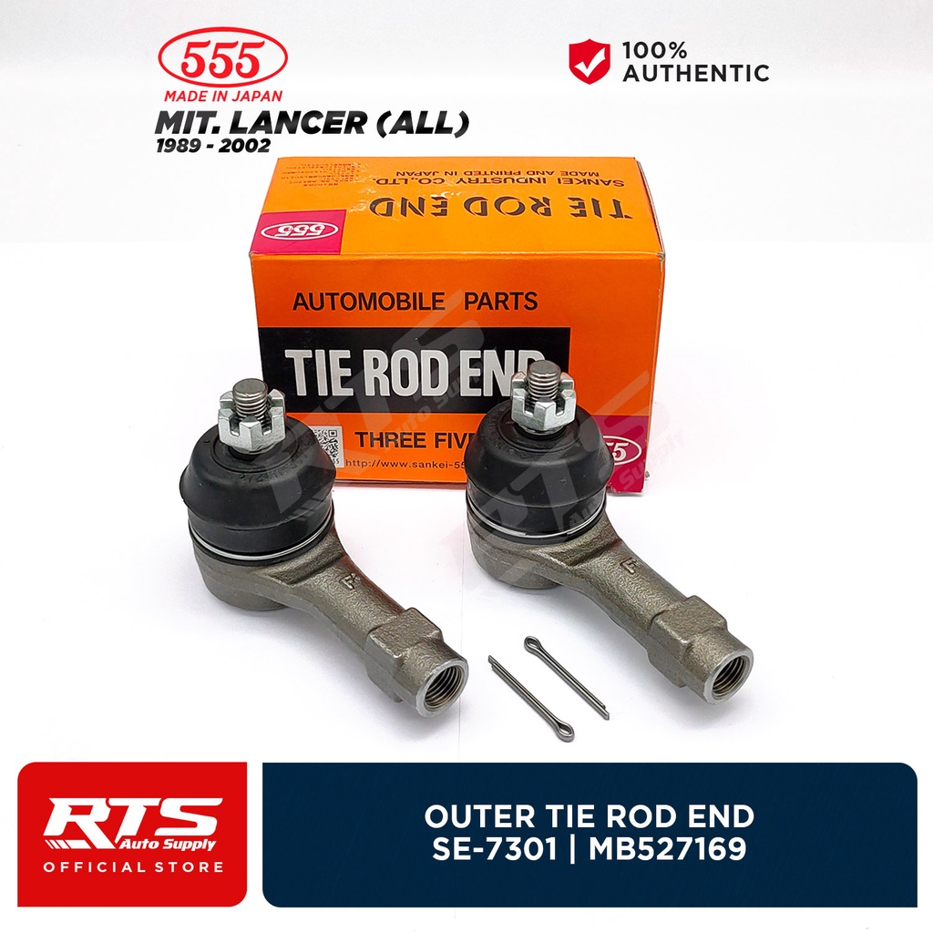 555 Outer Tie Rod End For Mitsubishi Lancer (All) 1989 - 2002 SE-7301 ...