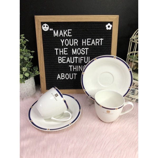 Givenchy Cup and Saucer Shopee Philippines