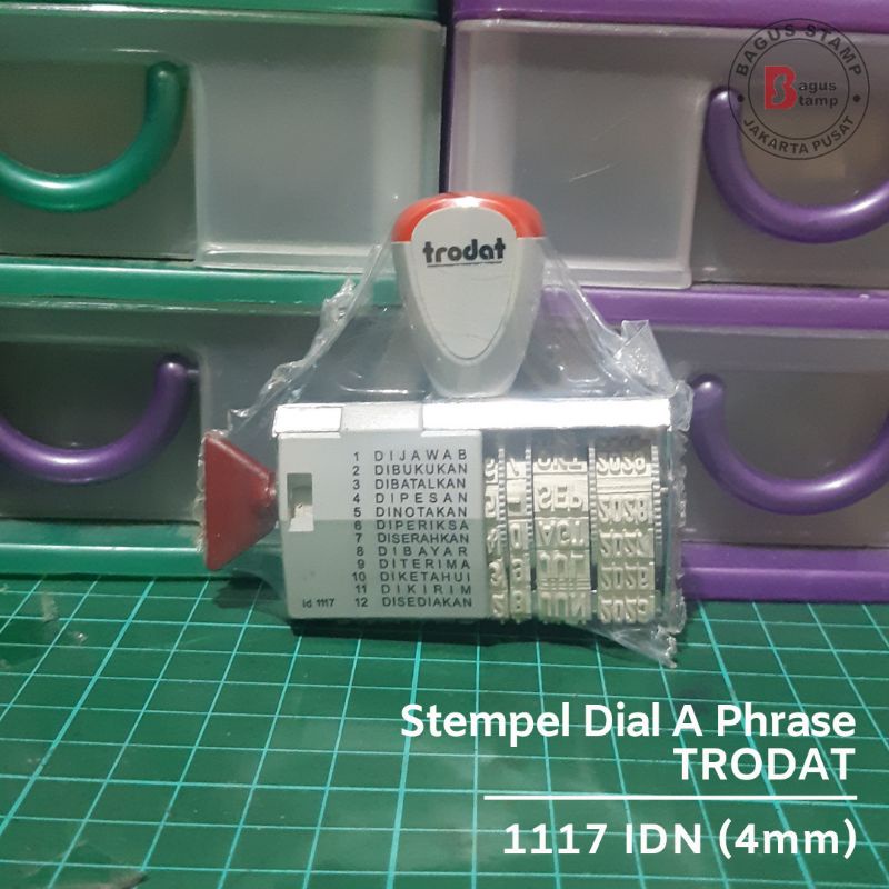 Trodat 1117 Phrases & Dater Text Date Stamp | Shopee Philippines