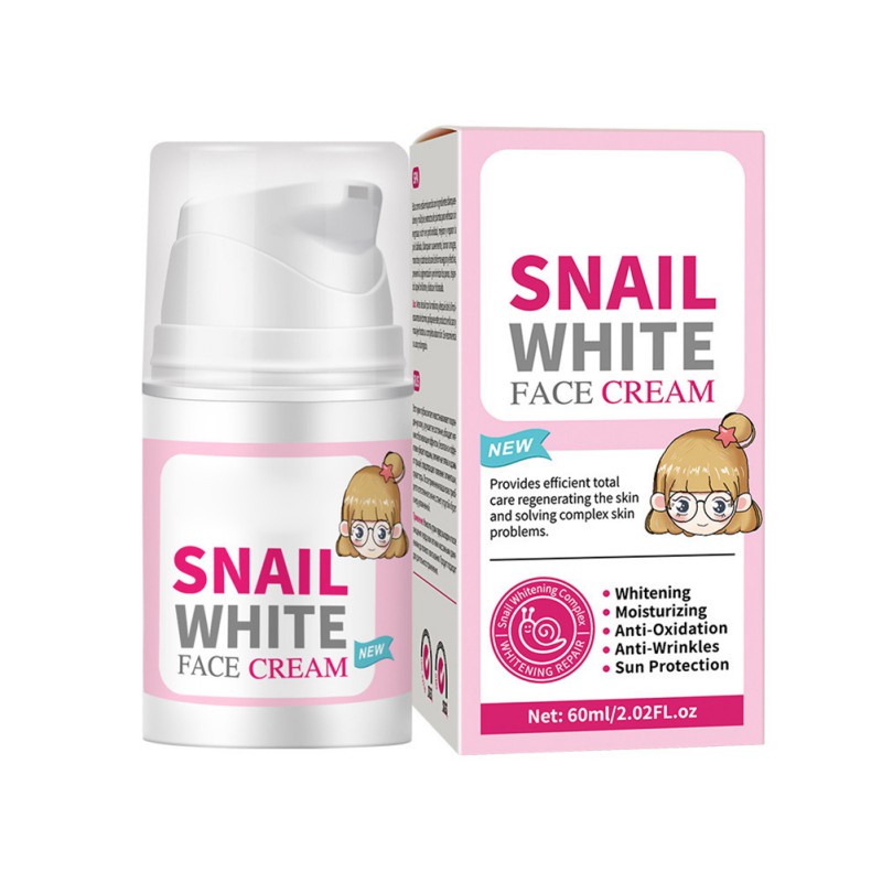 Snail Whitening Face Cream Soothing Moisturizing Anti Oxidation Anti Wrinkle Skin Care Facial 3277