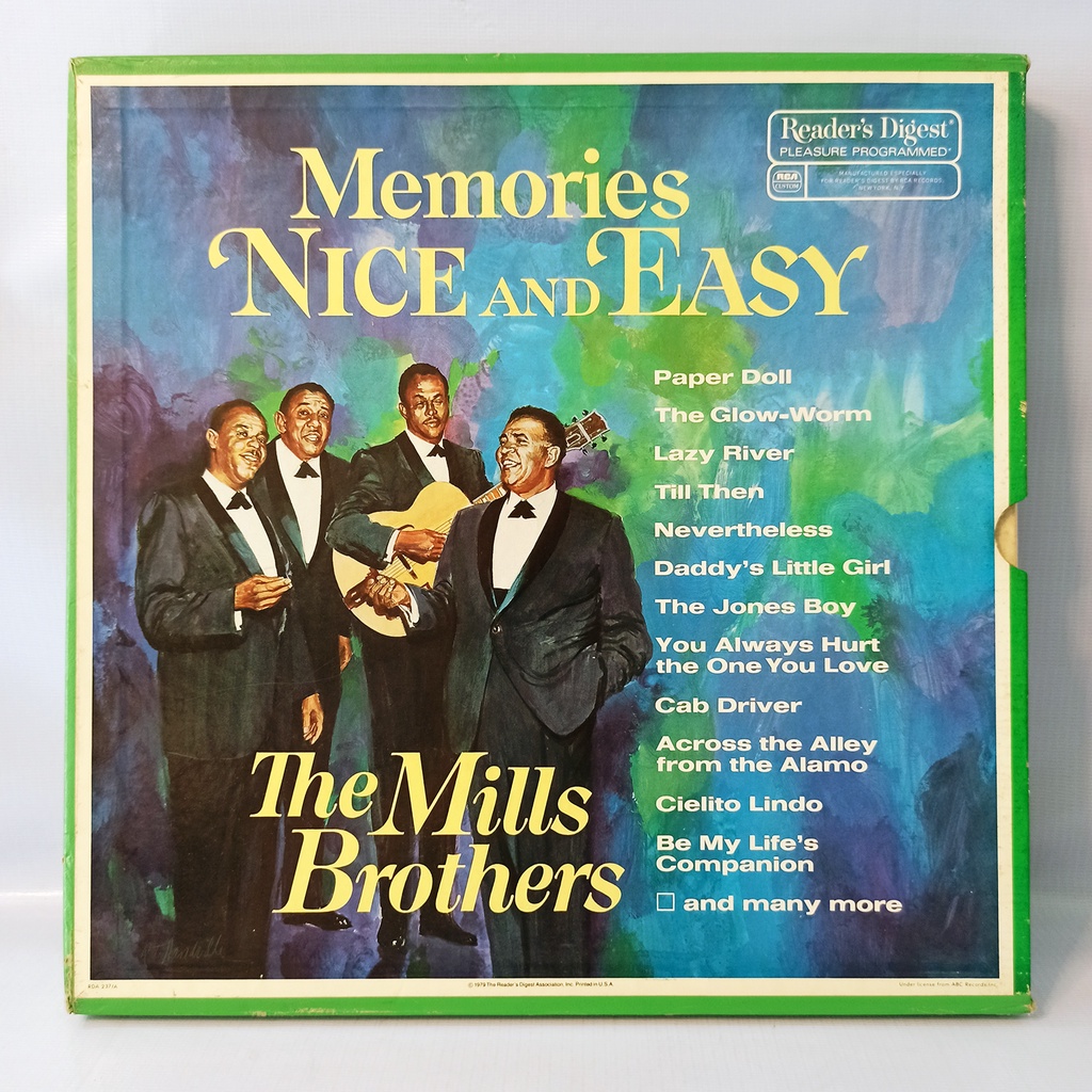 Box Set 6 Lps The Mills Brothers Memories Nice And Easy Vinyl