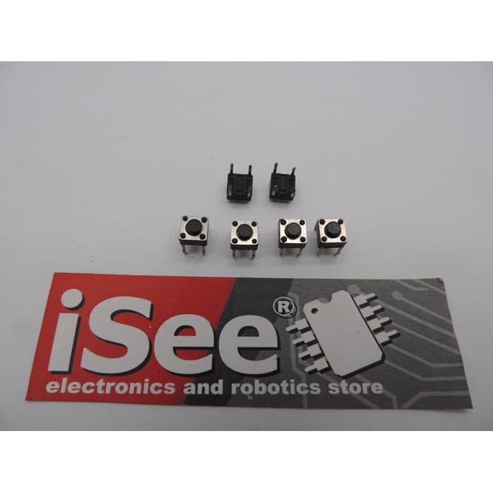 Tactical Push Button Switch 6x6x7mm small Tact Switch for Arduino 4P ...