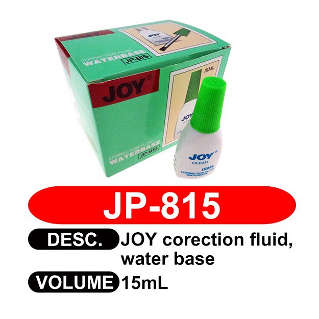 EZ Joy Correction Fluid JP 815 15ml Shopee Philippines