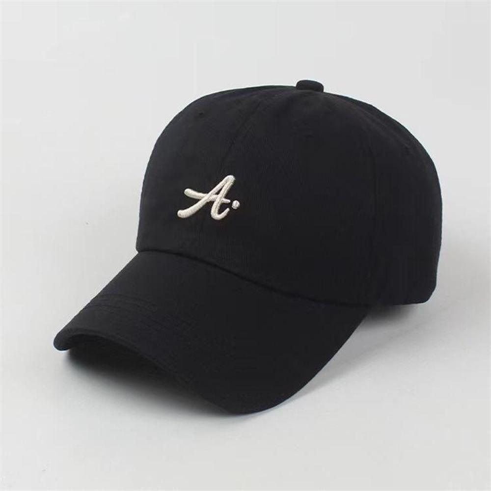 OCEANMAP Adjustable Letter A Baseball Cap Simple Korean Style Cap