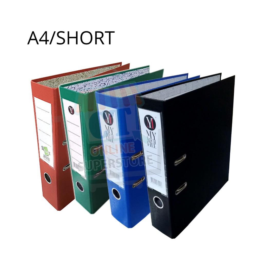 SIDE-CLIP 3 inch Lever Arch File Folder With 2 Ring can fit A4 and ...