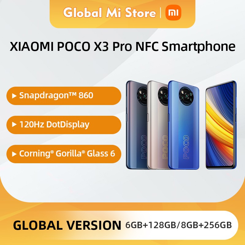 Poco X3 Pro Smartphones 6gb 128gb8gb 256gbglobal Version 1 Year Local Official Warranty 9382