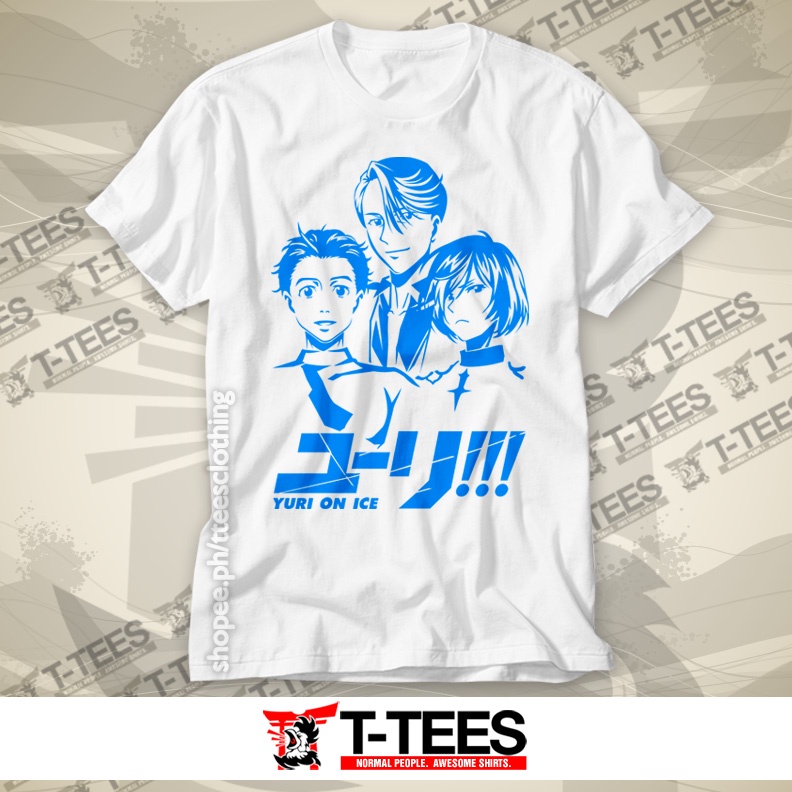 Anime Shirts - Yuri on Ice!!! - Yuri, Victor, Yurio | Shopee Philippines