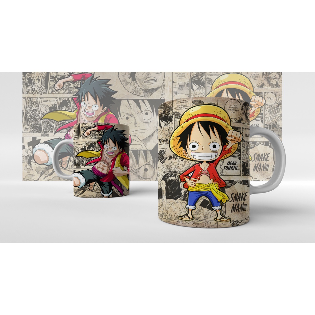 Luffy manga panel - Luffy One Piece - Mug