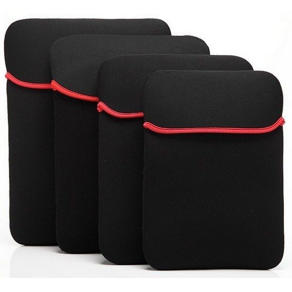Double Faced Laptop Pouch Sleeve Bag Black Red Laptop case skin Shopee Philippines