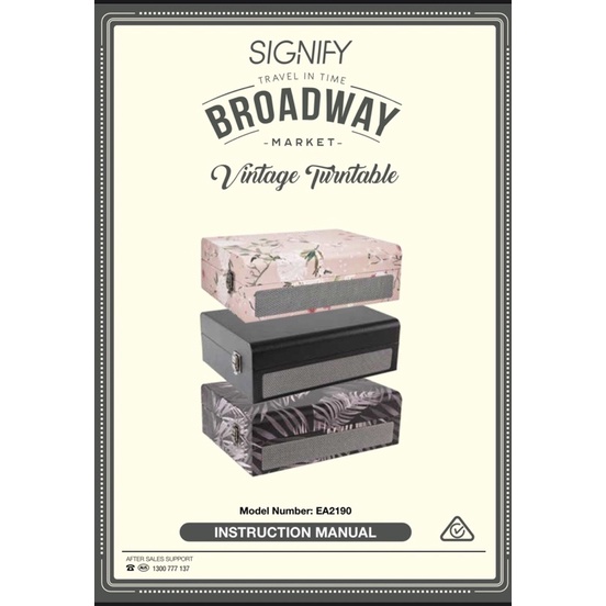 Signify Vintage Turntable Limited Edition | Shopee Philippines