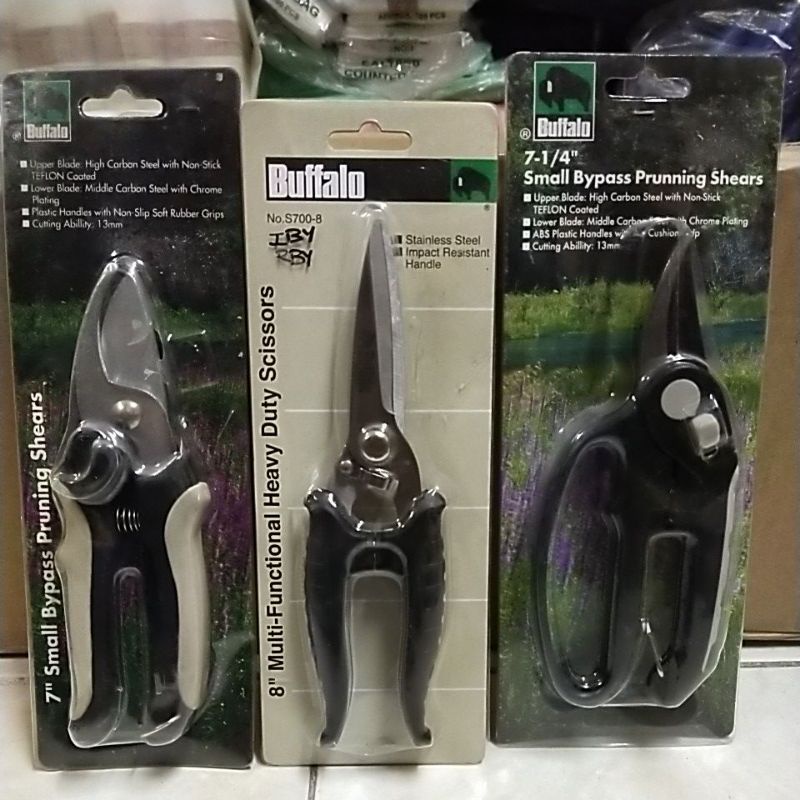 Buffalo heavy duty scissors scissor prunning shears bypass prunning