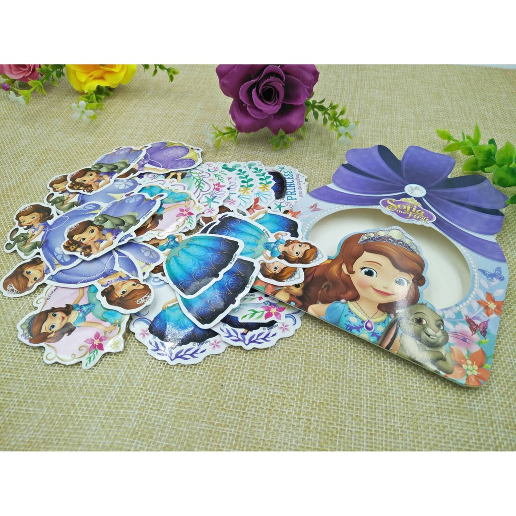 Princess SOFIA Sticker FLAKE BOW | Shopee Philippines