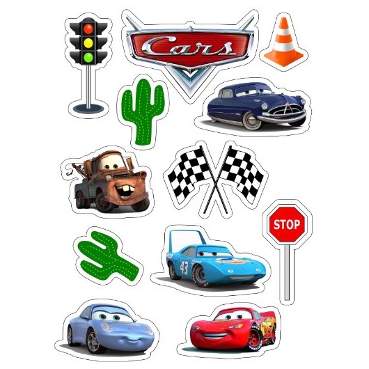 Cars Party Themed Personalized Cake topper | Shopee Philippines