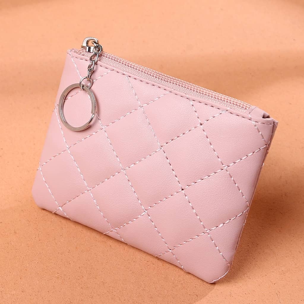 PU Leather Coin Purse For Women Mini Zipper Small Wallet Coin