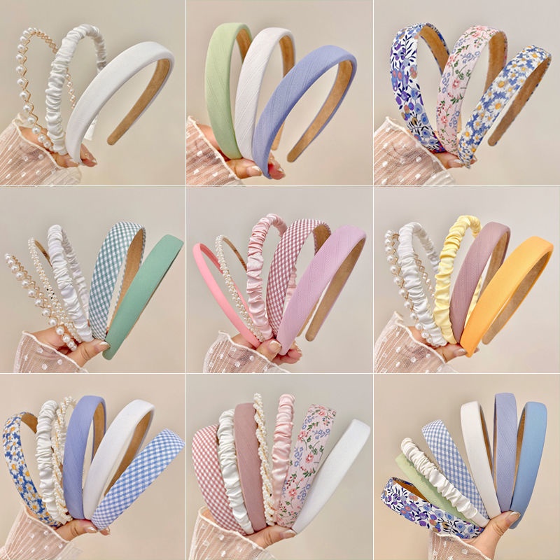 3/pcs Korean headband pressed face wash hair band women fashion