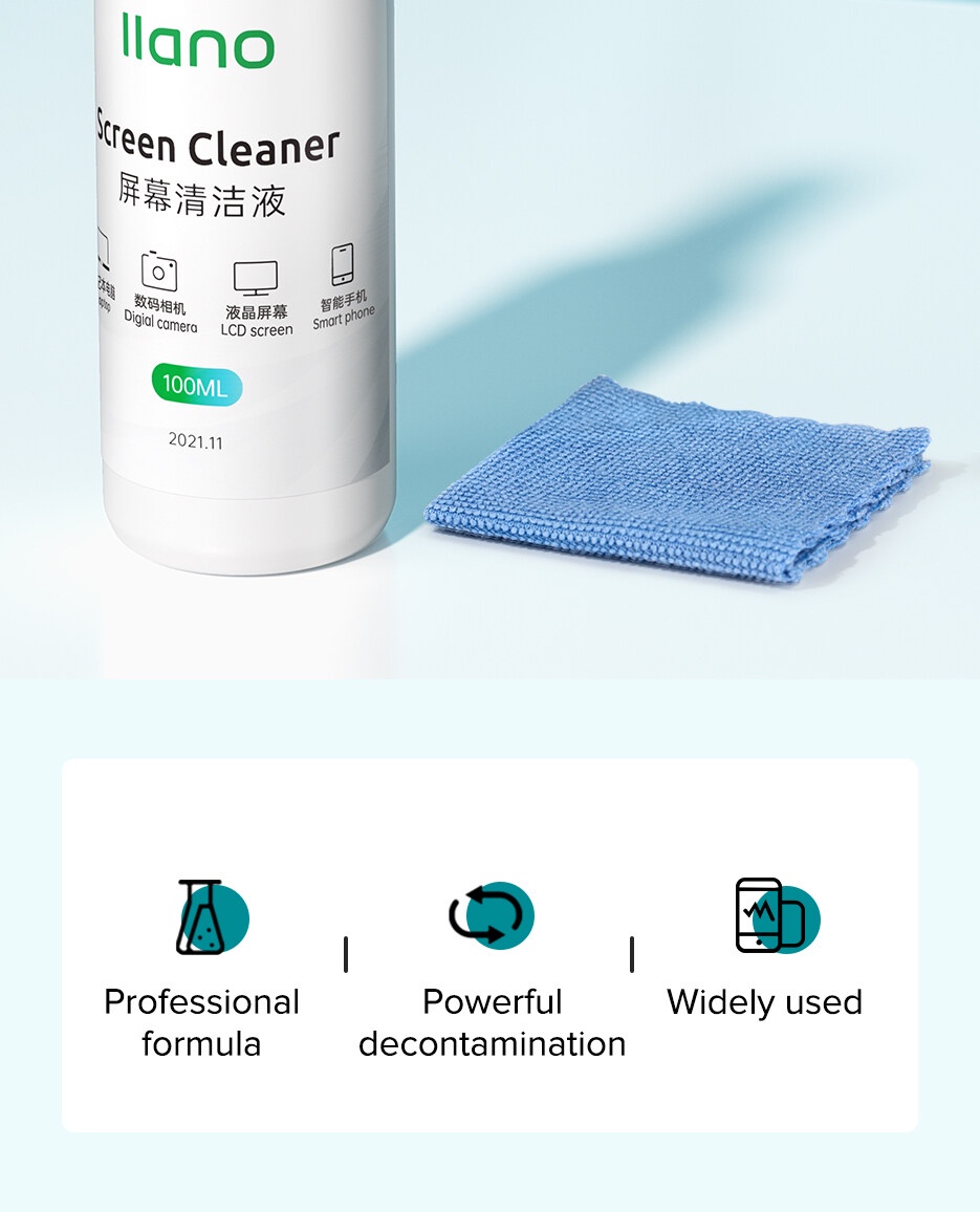 llano Computer Screen Cleaning Kit Lcd Monitor Cleaner for Laptop ...