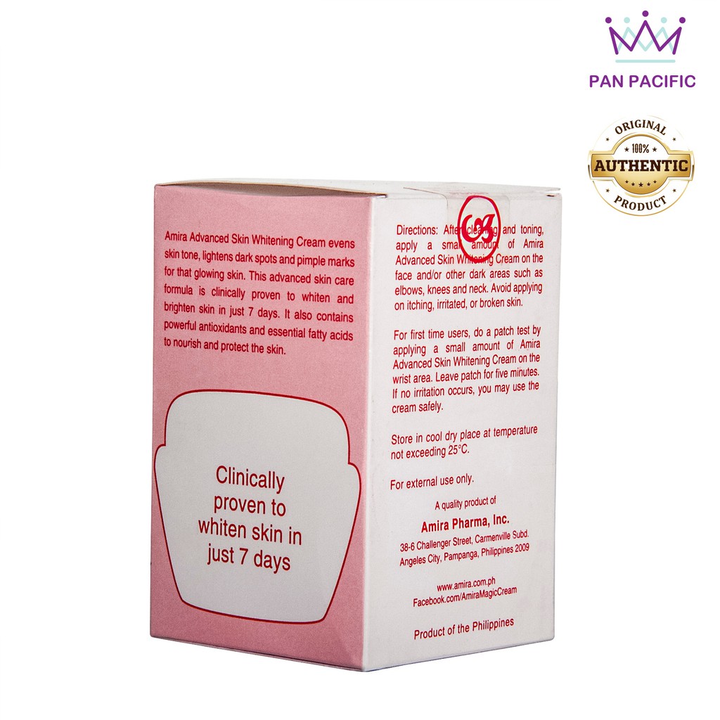 60g Amira cream whitening 6pcs set | nectairetechnologies.com