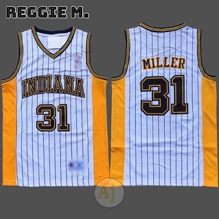 Indiana Pacers 31 Reggie Miller Blue Soul Swingman Throwback NBA Basketball Jersey