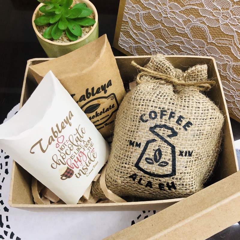 V1 Tablea boxes and Coffee barako gift set | Shopee Philippines