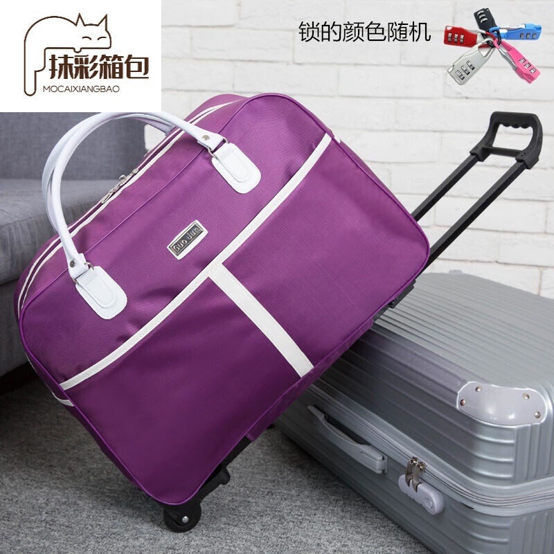 trolley bag New Travel Bag with Wheels Trolley Bag Women's Large