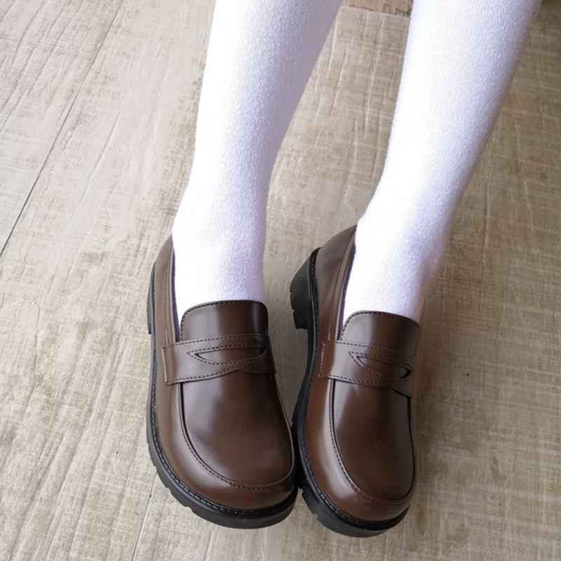 Women Girls Lolita Japanese School Students Uniform Shoes Uwabaki JK ...