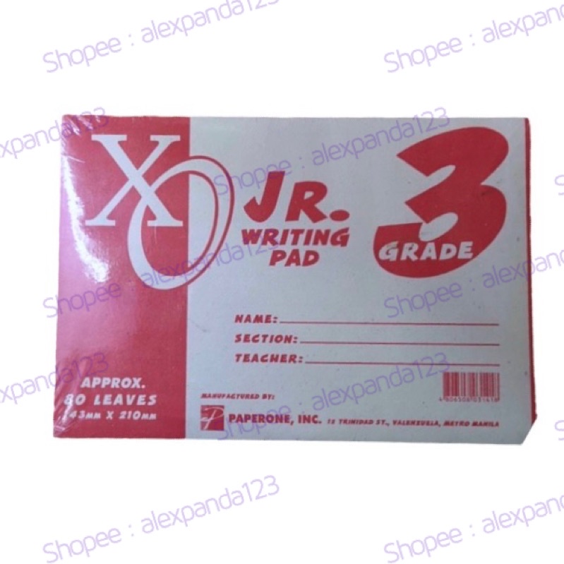 Grade 3 pad paper writing pad Shopee Philippines