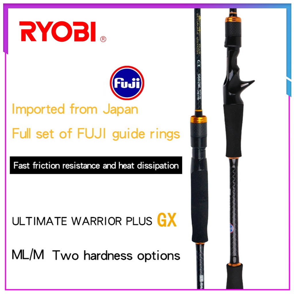 RYOBI FUJI 1.8M/1.98M/2.28M/1.8ML/1.98ML/2.28ML/Carbon Fiber Shore ...