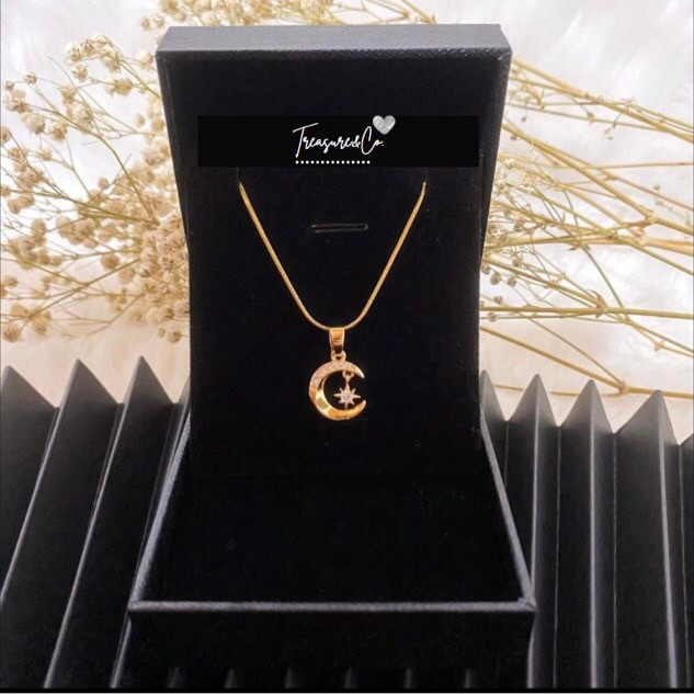 Tala by Kyla Buwan at Tala Selenophile Inspired Jewelry Collection Moon Necklace with Box for women Shopee Philippines