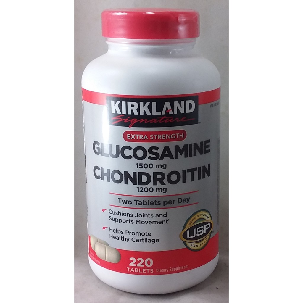 Kirkland Glucosamine HCl & Chondroitin Sulfate, 220 Tablets 2/2026